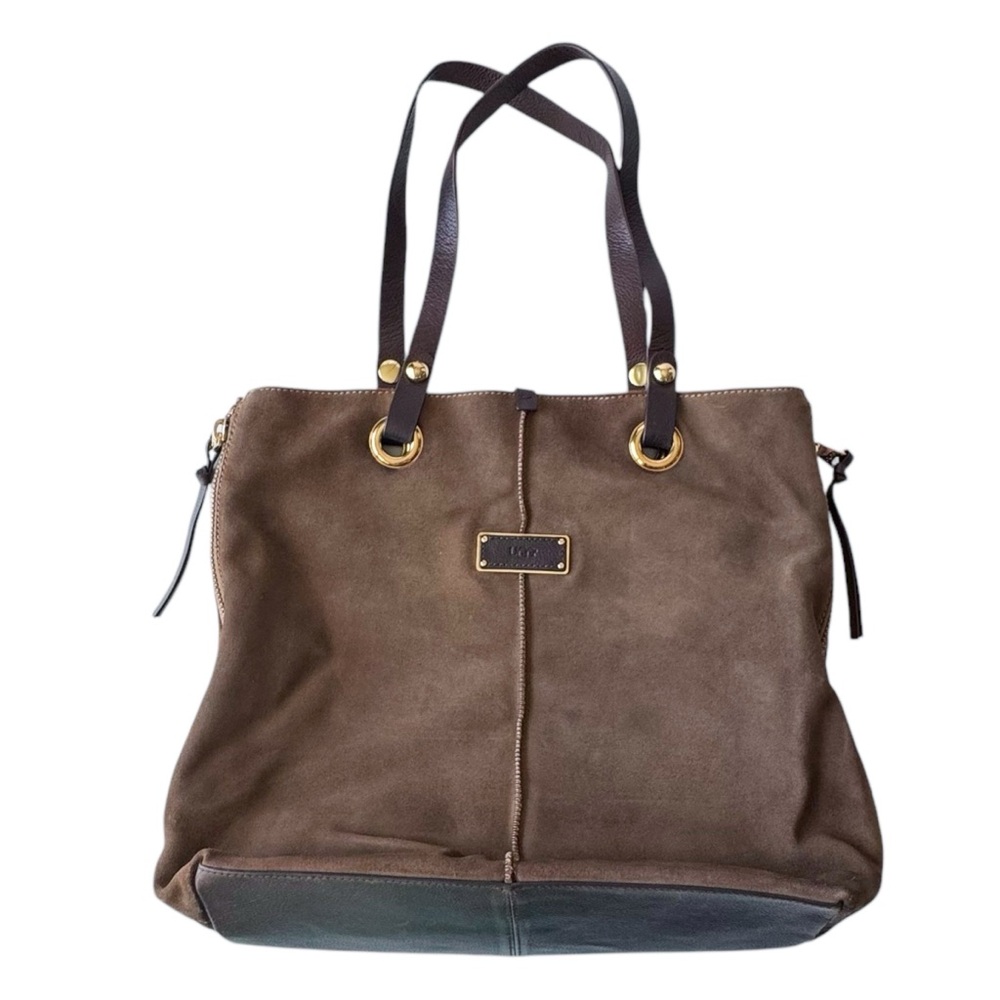 UGG Australia Seldon Dark Brown Suede Tote